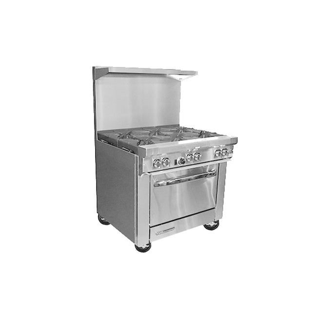 Southbend S36D S-Series Restaurant Natural Gas Range, 36"