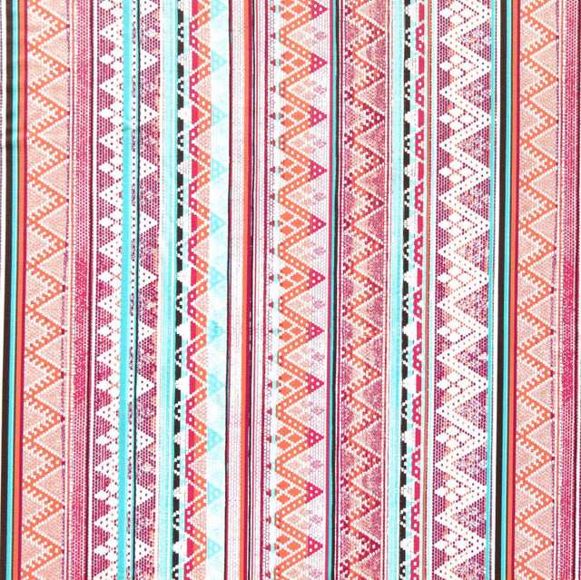 Swim Knit Nylon Spandex South Pacific 18" Remnant