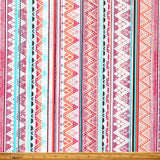 Swim Knit Nylon Spandex South Pacific Tribal Print