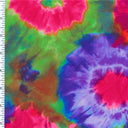Printed Spandex Abstract Multi-Color Tricot
