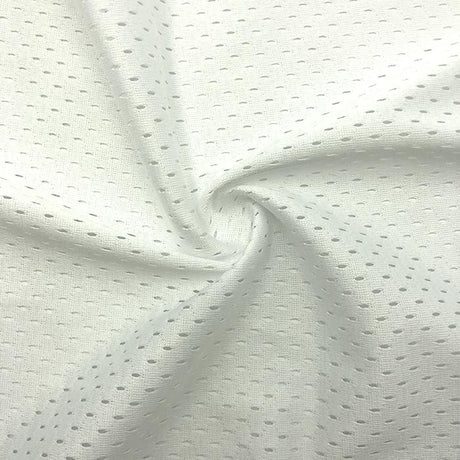 Eyelet Mesh Shiny White Sportswear