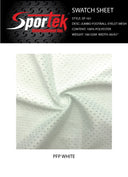 Eyelet Mesh Shiny White Sportswear