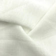 Linen Look Woven Sublimation Fabric White