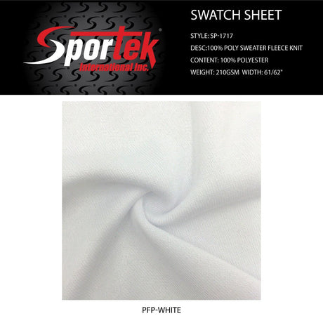 Poly Sweater Fleece White