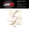Poly-Spandex Tricot White PFP 4-Way Stretch