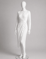 Poly-Spandex Tricot White PFP 4-Way Stretch