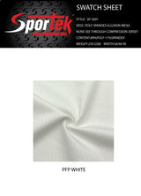Poly Spandex Illusion Mesh Jersey White