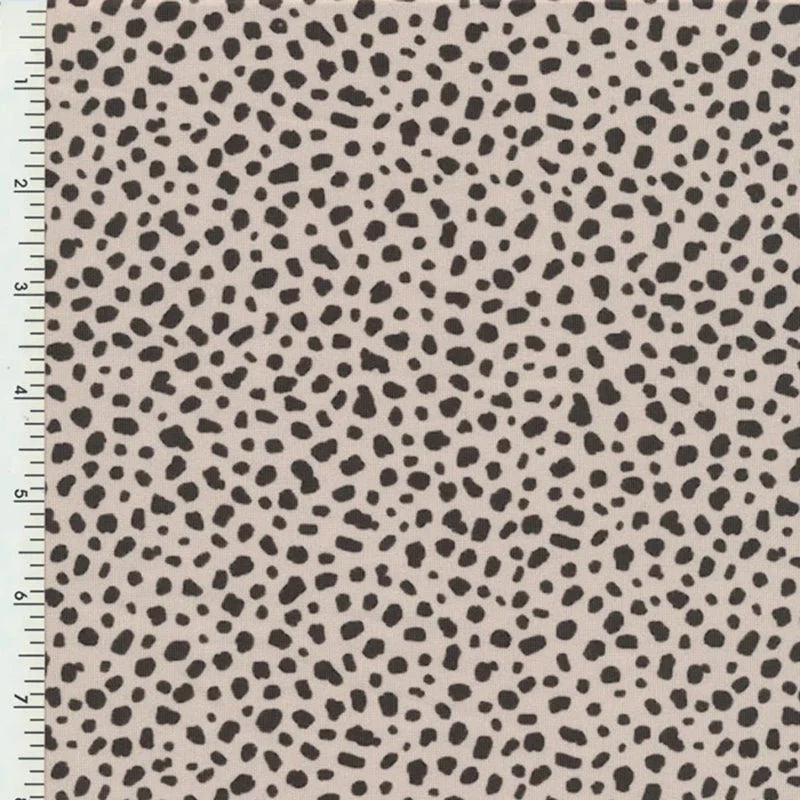 Printed Spandex Cheetah Performance Stretch Jersey