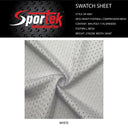 Stretch Mesh White Performance Sportswear