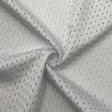 Stretch Mesh White Performance Sportswear