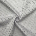Stretch Mesh White Performance Sportswear
