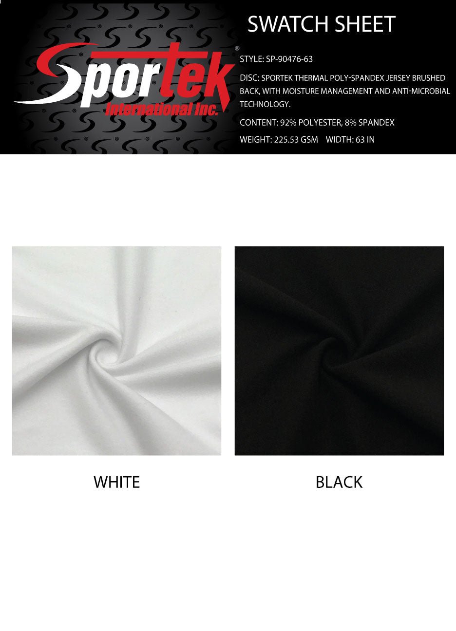 Thermal Poly Spandex Jersey White