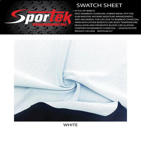 Bamboo Charcoal Hybrid Mesh White