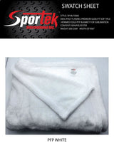 Poly Flannel Soft Pile Hemmed Edge