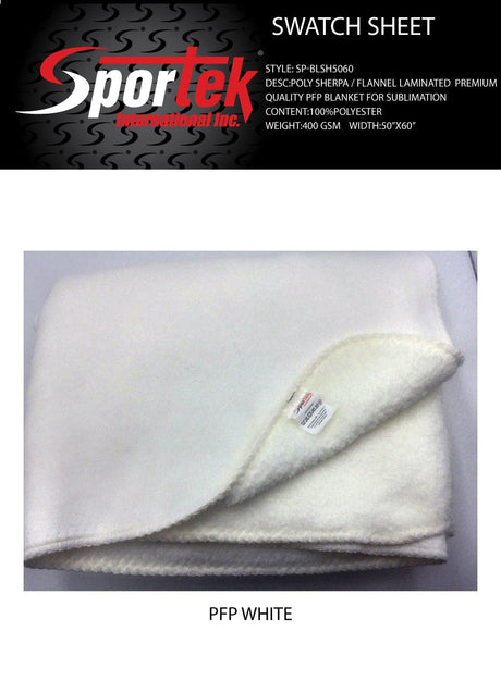 Poly Sherpa Flannel Laminated Blanket Fabric