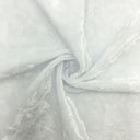 Crushed Velvet Poly Spandex White Sublimation