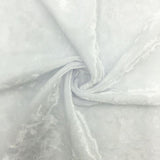 Crushed Velvet Poly Spandex White Sublimation