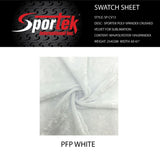 Crushed Velvet Poly Spandex White Sublimation