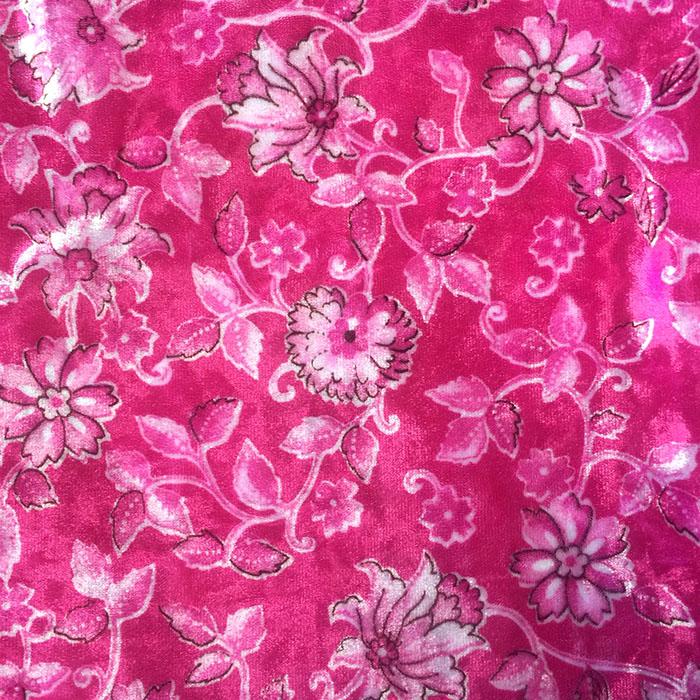 Crushed Velvet Poly Spandex White Sublimation