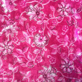 Crushed Velvet Poly Spandex White Sublimation