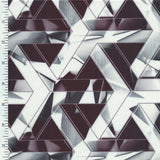 Printed Spandex Modern Geometric Shards