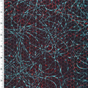 Printed Poly Spandex Wet Print Abstract Web