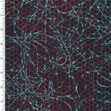 Printed Poly Spandex Wet Print Abstract Web