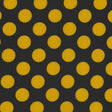 Printed Spandex Black Gold Polka Dot