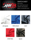 Polyester PQ Track Fabric 270 GSM Activewear