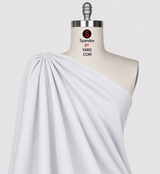 PQ Stretch Fabric White 250GSM Polyester Spandex