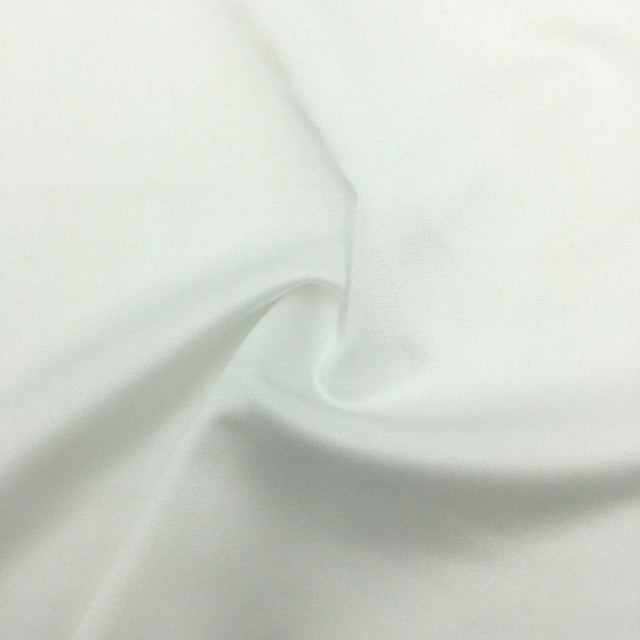 Recycled Poly Tricot Shiny White Swimwear
