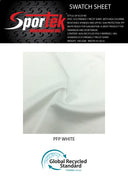 Recycled Poly Tricot Shiny White Swimwear