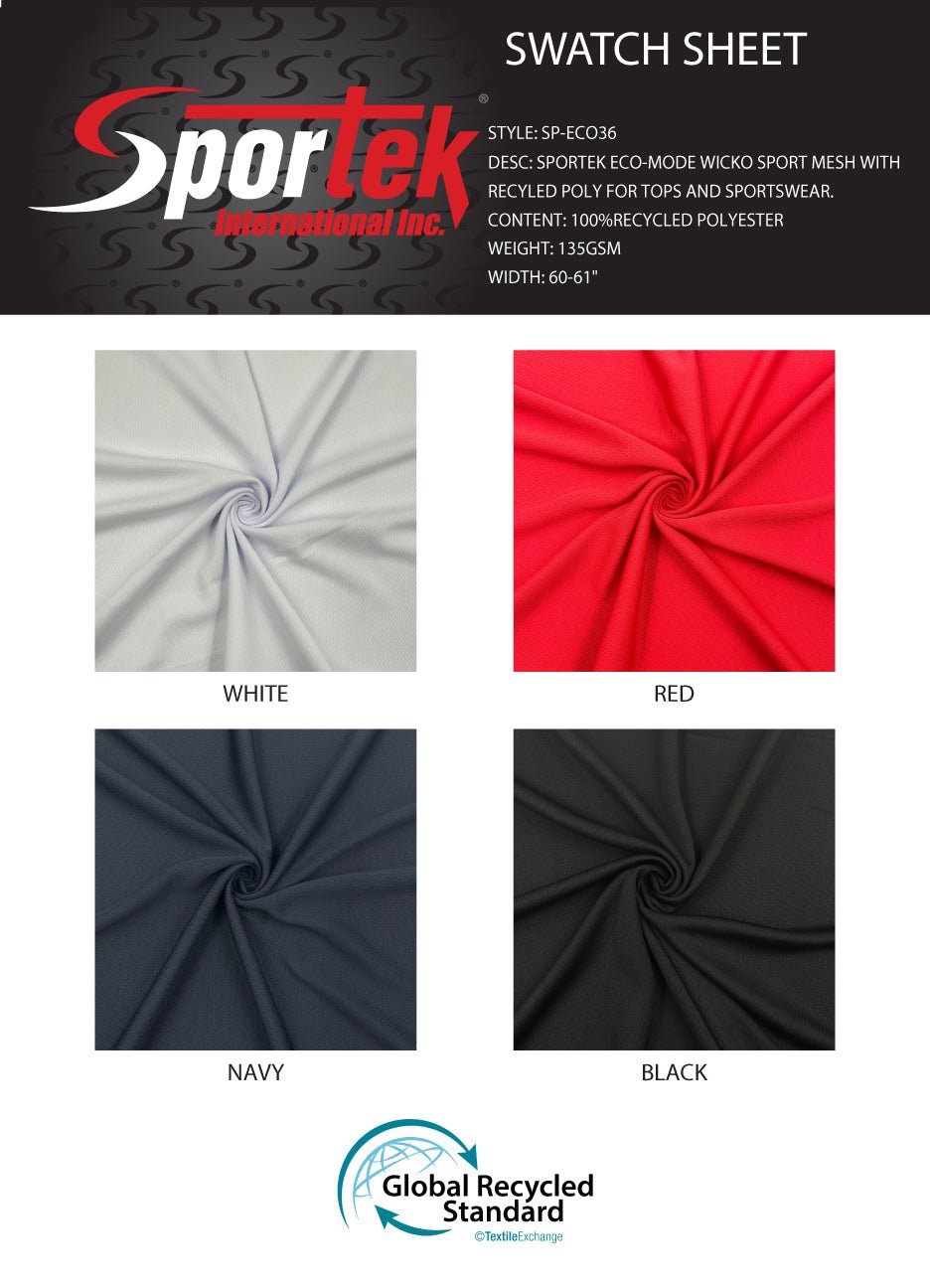 Moisture Management Mesh Recycled Polyester