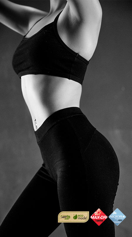 Brushed Back Spandex Activewear Fabric