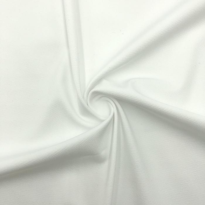 Recycled PET Spandex White Swimwear Fabric