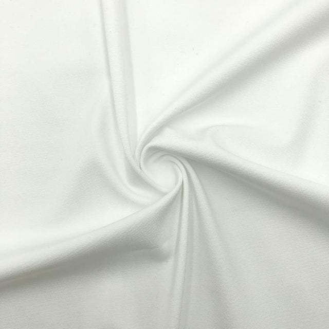 Recycled PET Spandex White Swimwear Fabric
