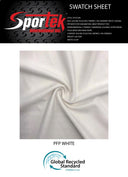 Recycled Spandex Tricot White Sublimation UV50+