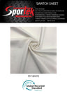 Recycled Spandex Tricot White Sublimation Fabric UV50+