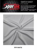 Scuba Recycled Polyester Fabric PFP White
