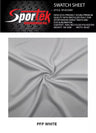 Scuba Recycled Polyester Fabric PFP White