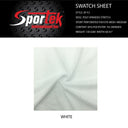 Fish Eye Mesh Poly Spandex White