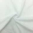 Fish Eye Mesh Poly Spandex White
