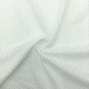Fish Eye Mesh Poly Spandex White