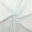 Poly Spandex Perforated Fish Eye Mesh White