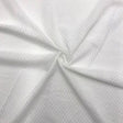 Poly Spandex Mesh Serpent Snake Skin White