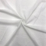 Poly Spandex Mesh Serpent Snake Skin White