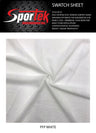Poly Spandex Mesh Serpent Snake Skin White