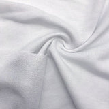 French Terry Spun Poly Heavy White Sublimation