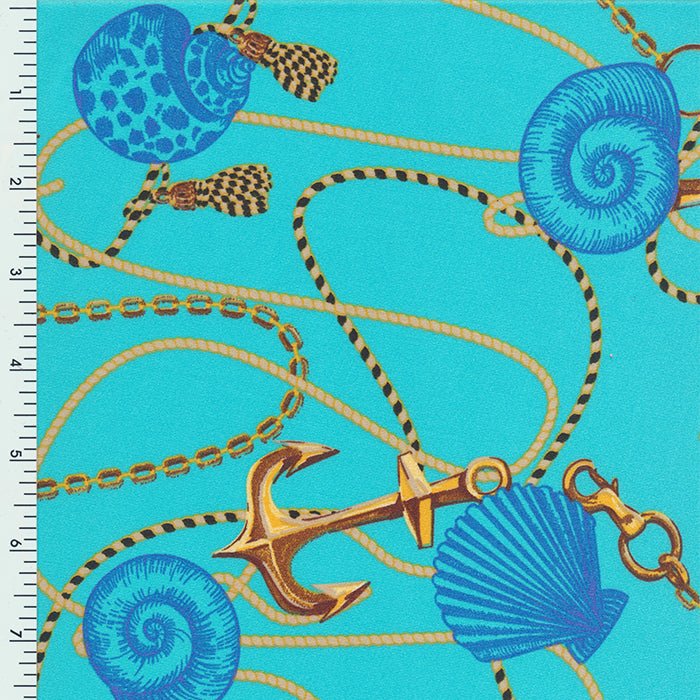 Printed Spandex Shell and Anker Swimwear Fabric