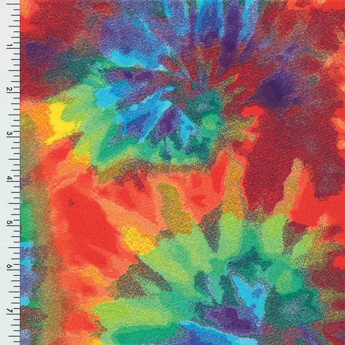 Printed Spandex Splash TieDye
